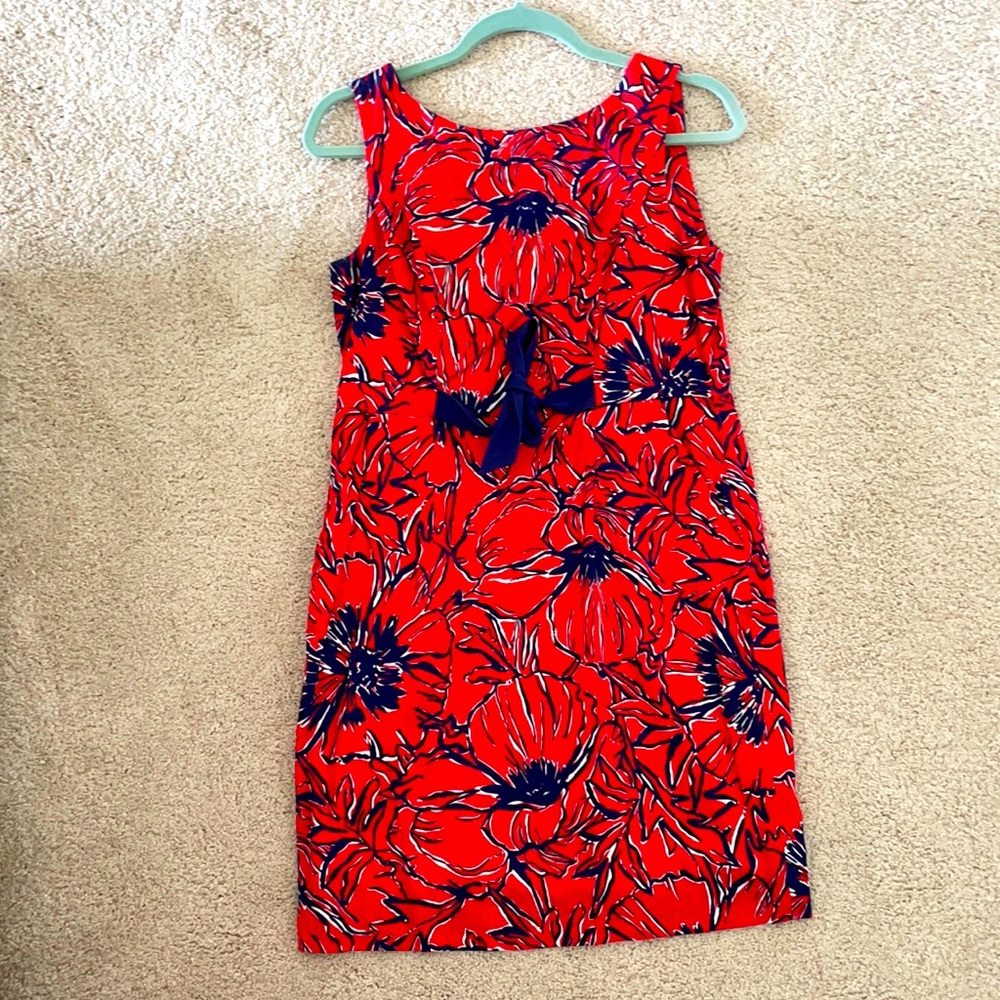 Lily Pulitzer red white and blue dress